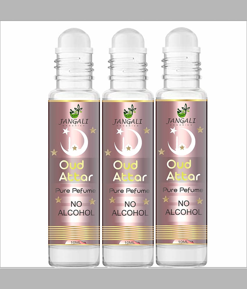 Pure Jangali Organics Oud Non- Alcoholic Below 50ml Attar ( Pack of 3 )