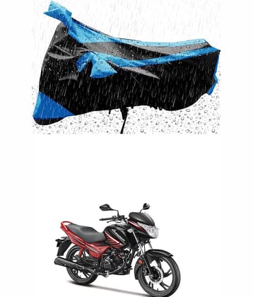 RONISH Bike Body Cover for Hero Glamour i3s ( Pack of 1 ) , Blue