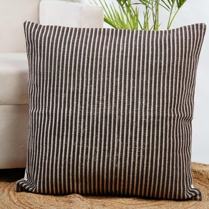 Rug Cushion Cover- Stripes-24 x 24 inches