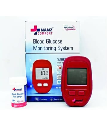 NanzComfort Blood Glucose Machine Glucometer