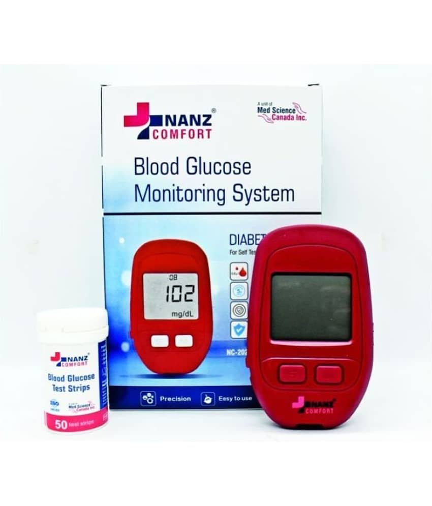 NanzComfort Blood Glucose Machine Glucometer