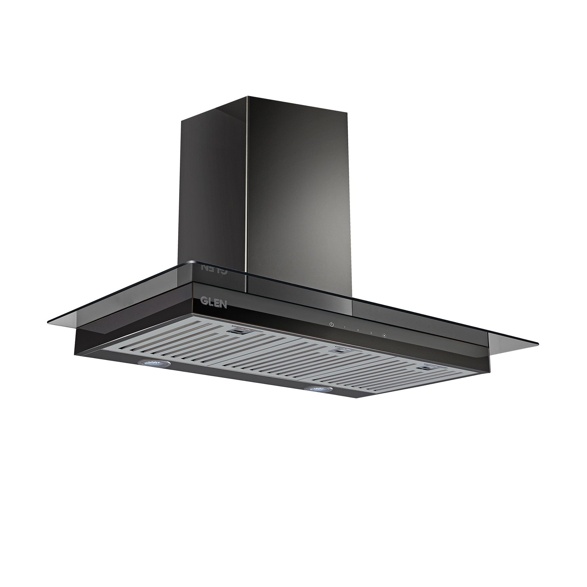 Designer Electric Kitchen Chimney Touch Control 90cm 1250 m3/h - Black (CH6062TSBL90LTW)