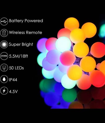 MIRADH 18 Ft 40 LED 8 Modes with Remote String Lights