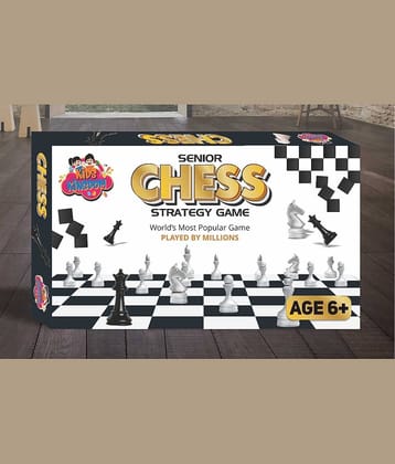 CHESS SENIOR BIG SIZE - TOUNAMENT & PRACTICE -STATERGY GAME - BEST GIFT FOR KIDS & ADULTS