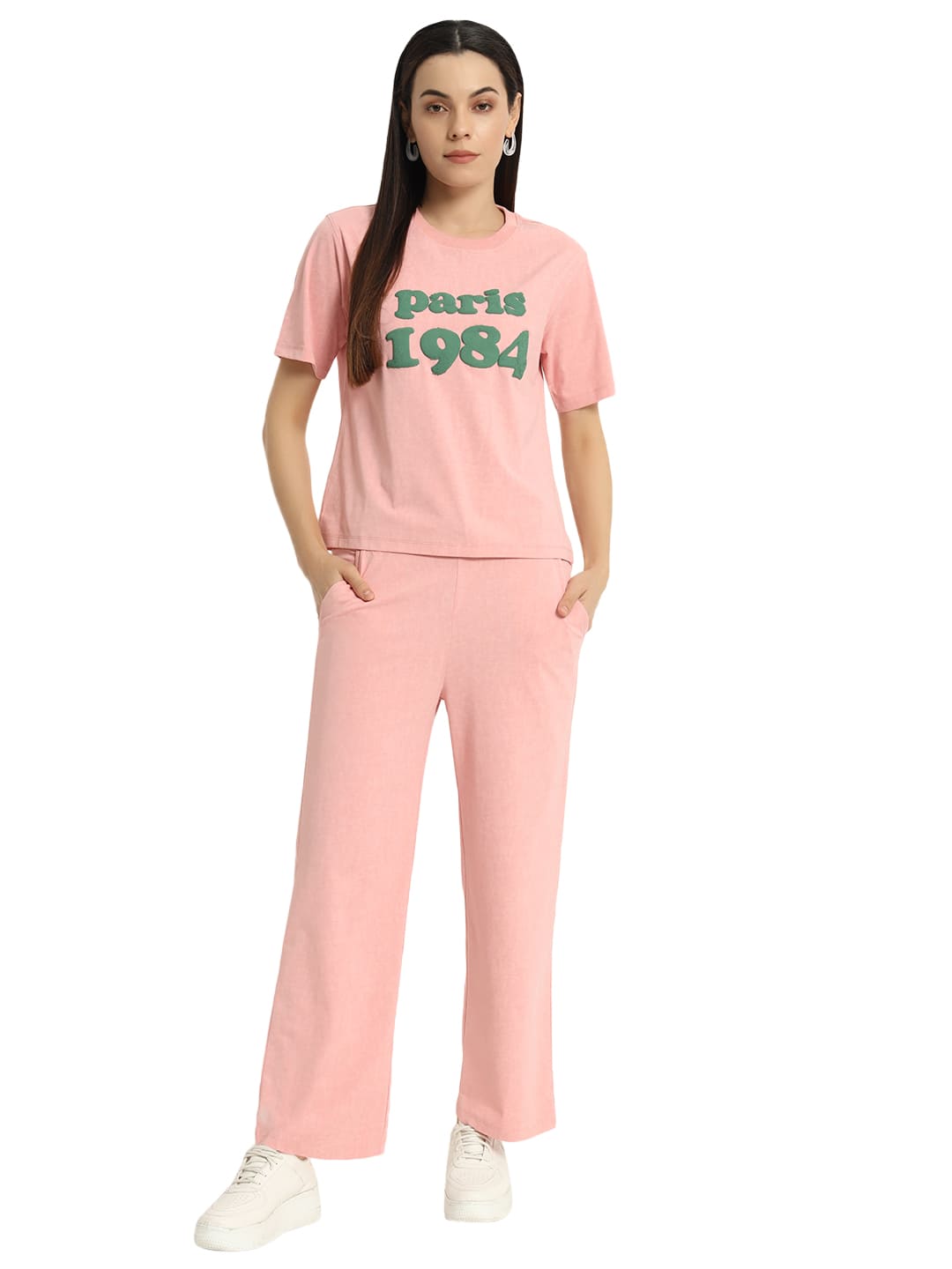 Cotton Pink Cord Set