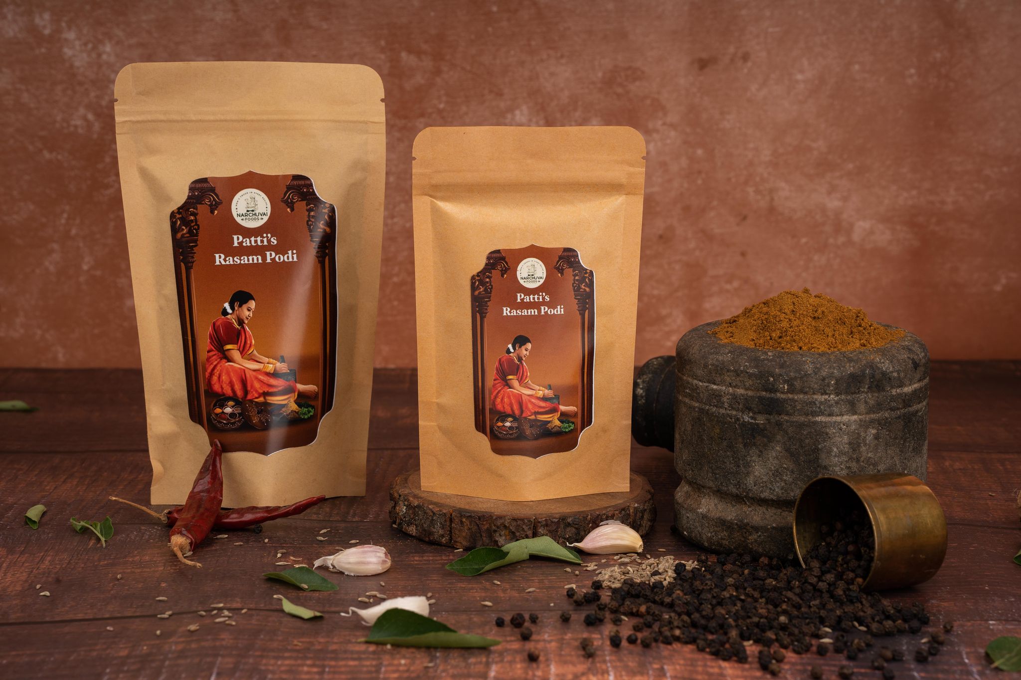 Narchuvai Foods Pattis Rasam Podi 80 Gms