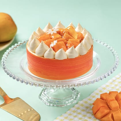 Fresh Alphonso Mango Cream Cake [510g]