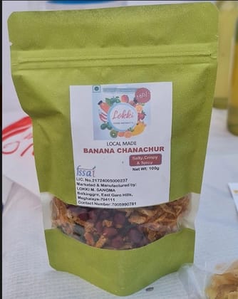 Banana Chanachur 100 G Pack Of 19