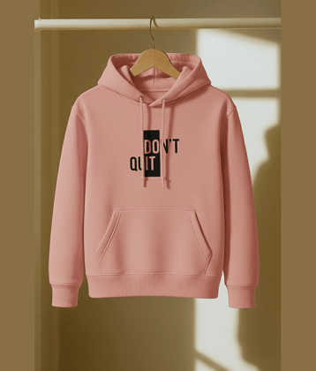 Try This Cotton Blend Hooded Men's Sweatshirt - Pink ( Pack of 1 )