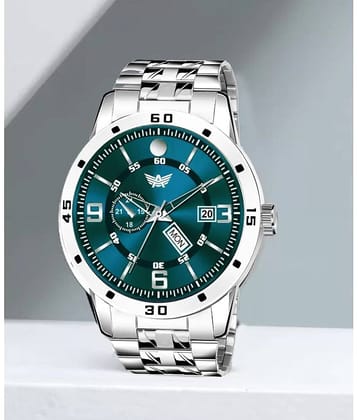 Abrexo Silver Stainless Steel Analog Men's Watch