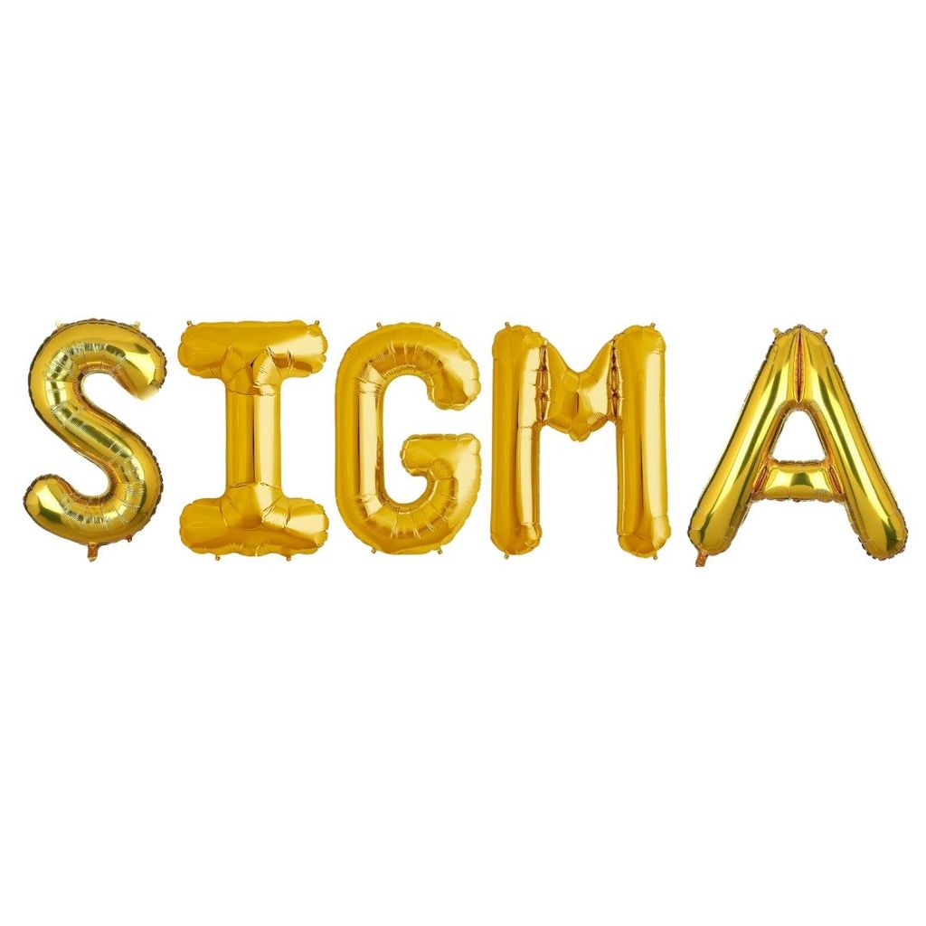 SIGMA Golden Foil Balloon Set - Helium or Air Filled - 40 inches - 5PC - Party and Festive Needs | Buy online on ZillyBuy