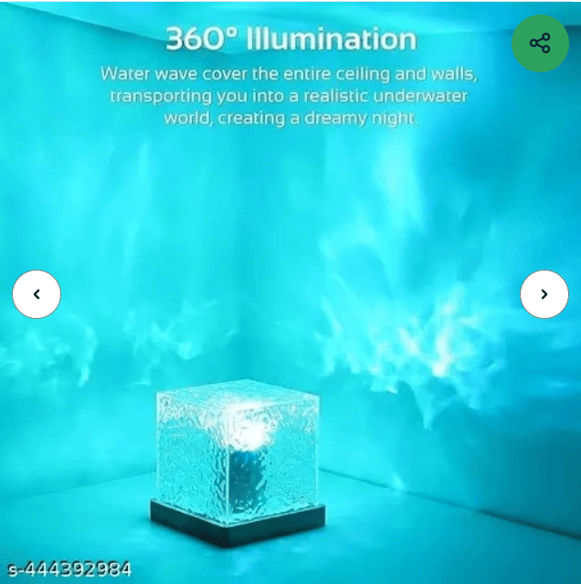 360 Ocean Wave Projector Lamp  Create a Dreamy Underwater Ambiance