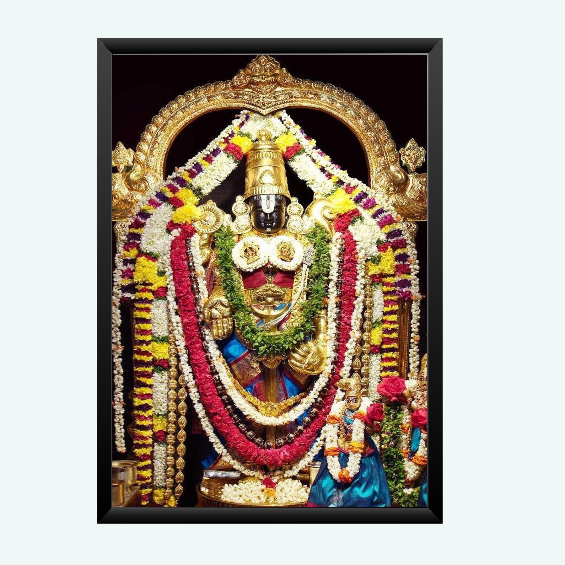 NOKKES tirupati blalaji Venkateswara tirupati blalaji Photo Frames Religious Photo frame 5X7 Inch Photo Frame_AQW27