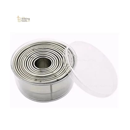12 Pieces Set Circle Cookie Cutter