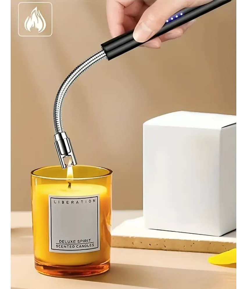 QitmirMKT Rechargeable Electric Gas Lighter Premium Quality Assorted Kitchen Gas Stove Lighter ( Pack of 1 )