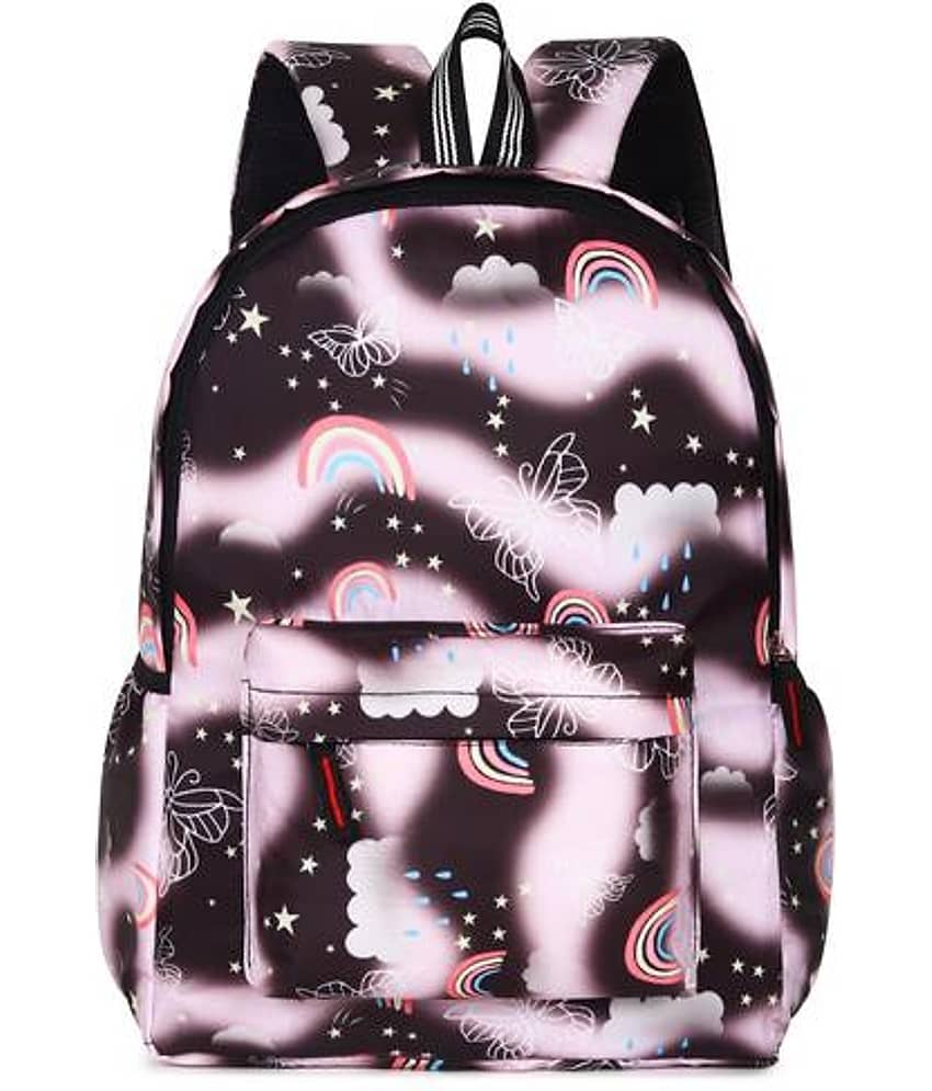 Heaven Decor 16 Ltrs Multi Color Polyester College Bag