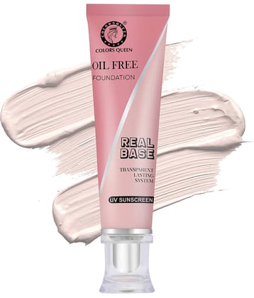 Colors Queen Sheer Cream For All Skin Types Skin Ivory Foundation Pack of 1