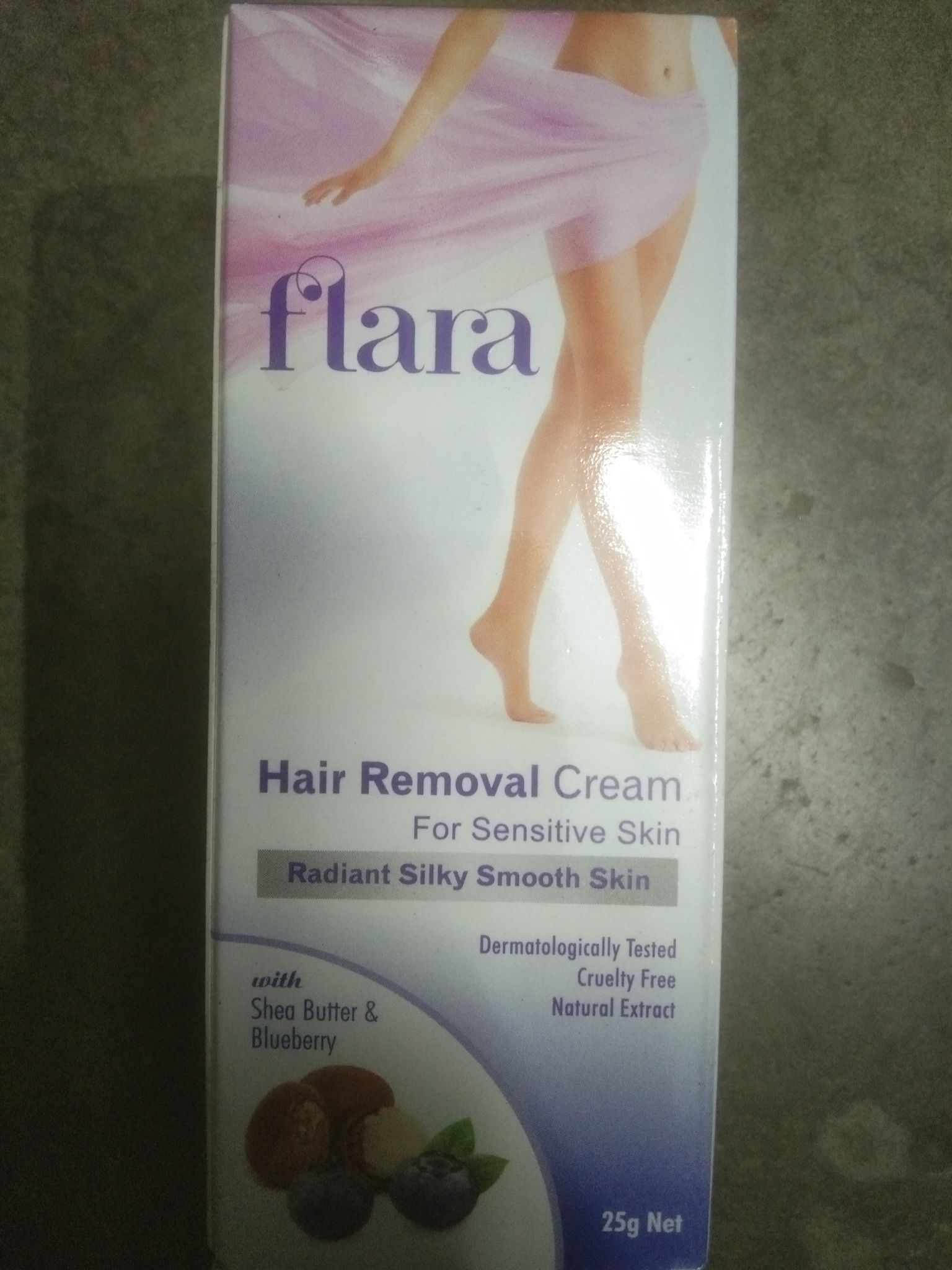Flara hair removal Shea butter 