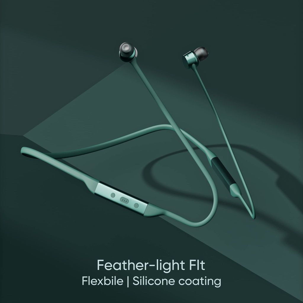 CELLECOR BT-1 Waterproof Wireless Headphone with 25 Hours Playback time in 45 Minutes Charging, Bluetooth V5.0, Voice assitance and Noise cancelation with inbuilt mic