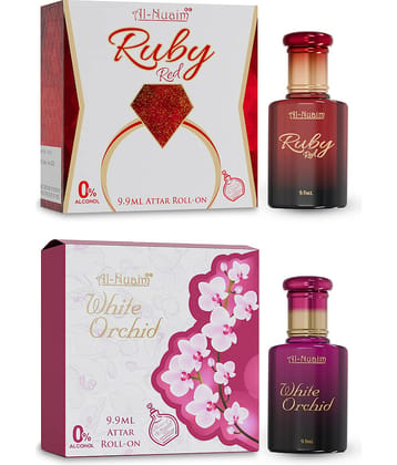Al-Nuaim Oud Non- Alcoholic Miniature Attar ( Pack of 2 )