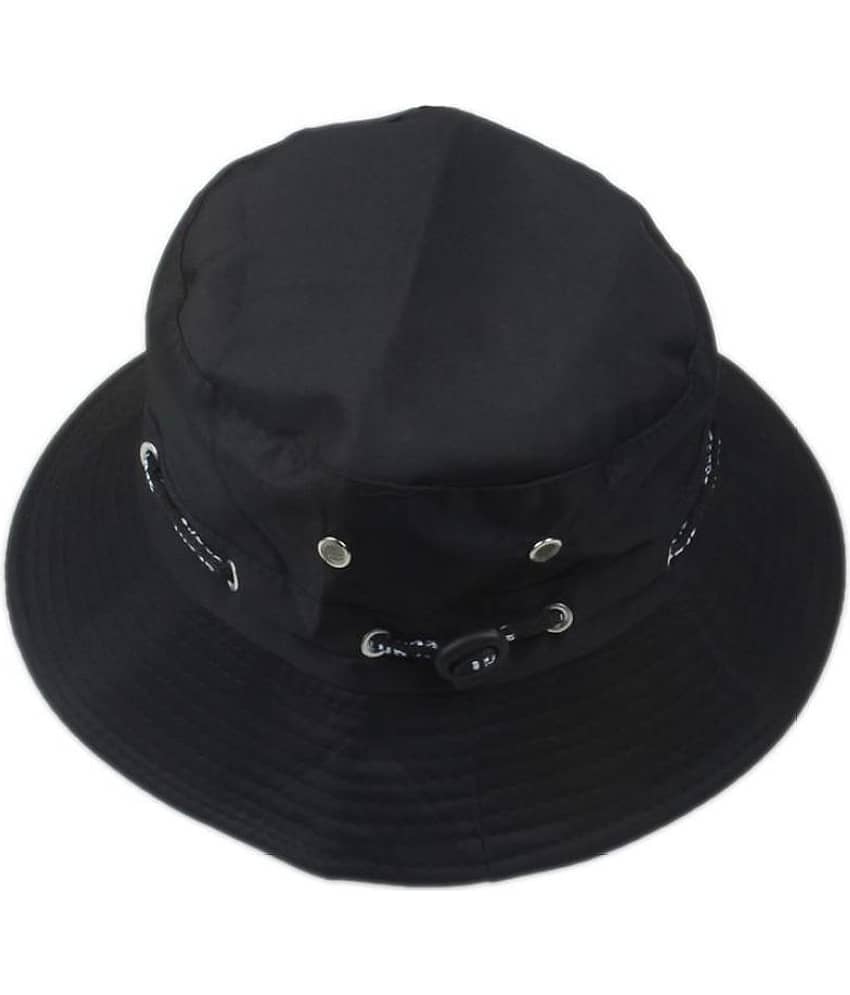 Unisex Men Women Summer Bucket Hat Flat Bill Hunting Fishing Fisherman Outdoor Cap (58cm / US 7 1/4,Adjust Rope Inside the hat)