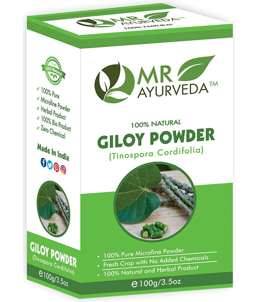MR Ayurveda 100% Pure Giloy Powder Hair Scalp Treatment 100 g