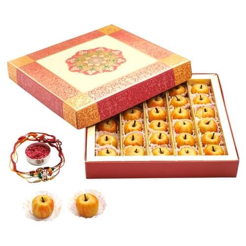 GHASITARAM'S Dryfruit Apple Mithai Box, 400 gm