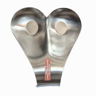 i WARE KkitchenCare Stainless Steel Double Spoon Rest Holder (Silver)