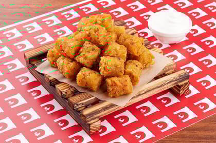 Potato Chilli Shots With Mayo Dip
