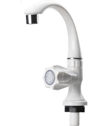 Pvc Swan Neck Pillar cock for WashBasin - Pack of 1