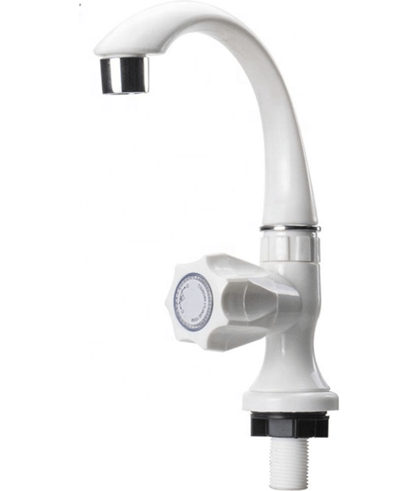 Pvc Swan Neck Pillar cock for WashBasin - Pack of 1