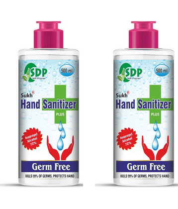 Health Ayurveda Hand Sanitizer 500 mL Pack of 1
