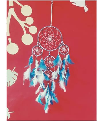 new lucky Feather Multicolour Dream Catcher - Pack of 1 ( 30 X 8 cms )