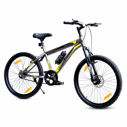 Leader Sniper MTB 24T Mountain Bicycle - Single Speed - Ideal For 9-14 Years - Age 24 T Mountain Cycle (Single Speed, Grey) Leader Sniper MTB 24T Mountain Bicycle - Single Speed - Ideal For 9-14 Years - Age 24 T Mountain Cycle (Single Speed, Grey)