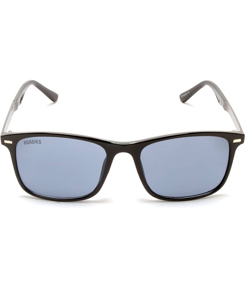 Roadies - Black Square Sunglasses ( Pack of 1 )