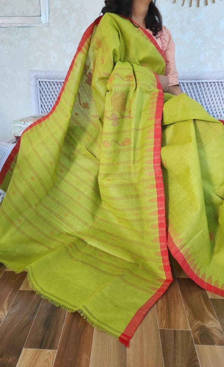 Cotton Moinrangphee Saree