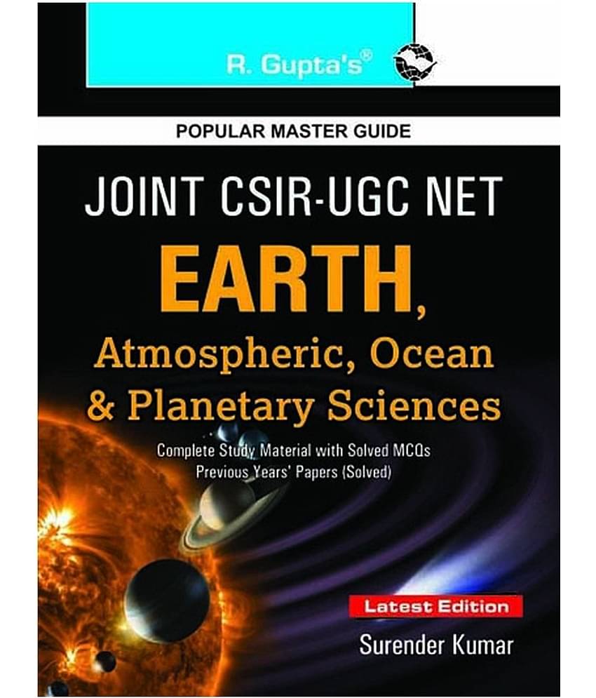 Joint CSIR-UGC (NET) Earth, Atmospheric, Ocean and Planetary Sciences Exam Guide (Part B & C)