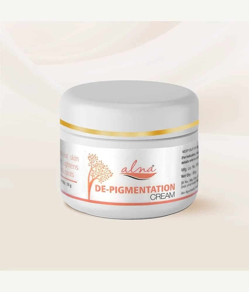 Alna De- Pigmentation Cream All Skin Type 50 gm , Pack of 1