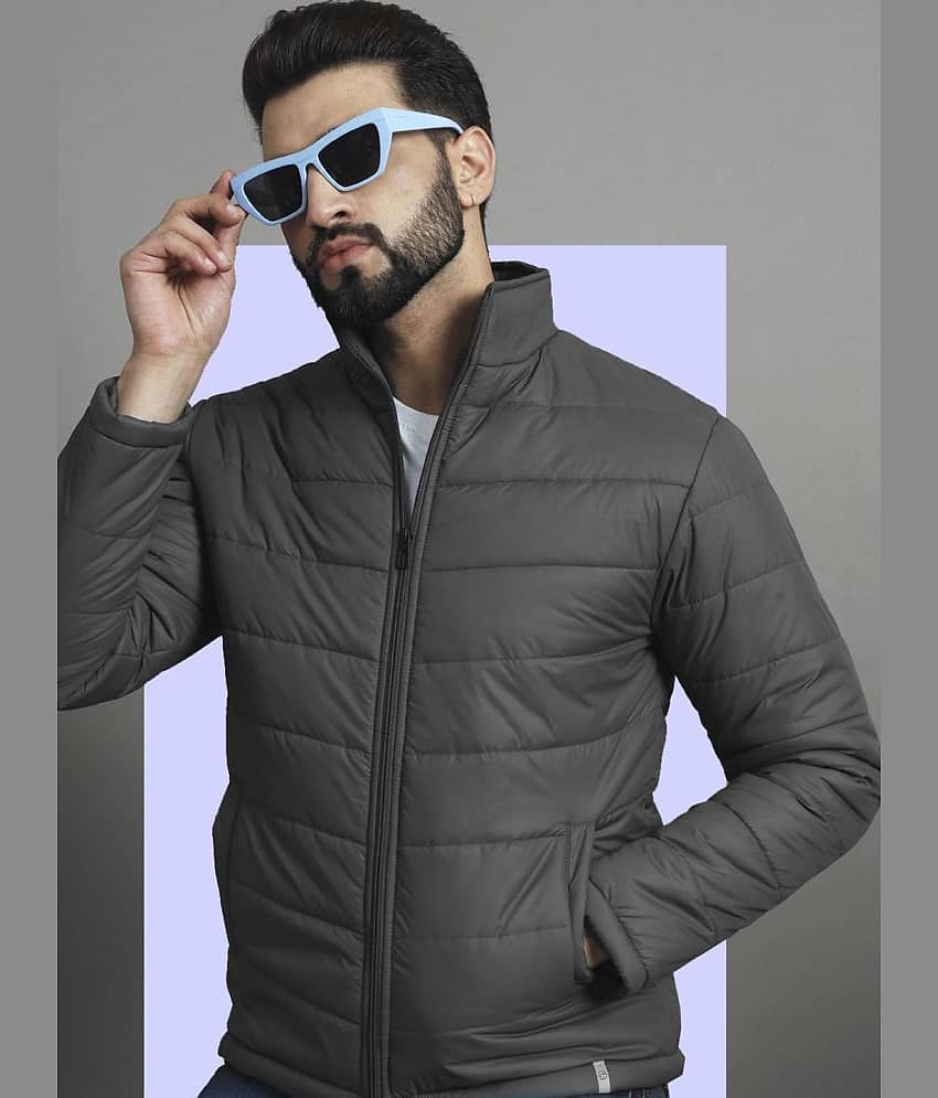 renuovo Polyester Men's Puffer Jacket - Grey ( Pack of 1 )