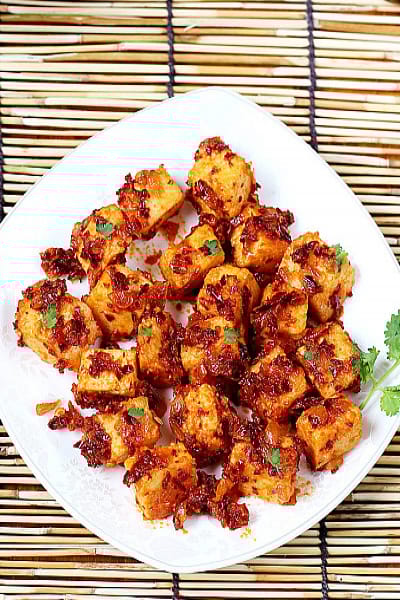 Chilli paneer dry