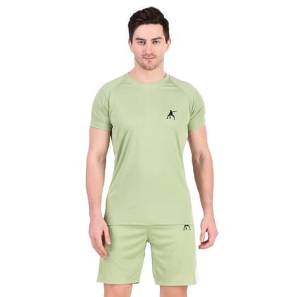 Preen Side Design T-shirt and Shorts Set-M / Pista