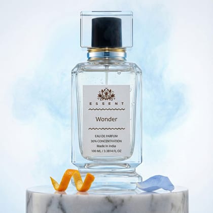 Essent Perfumes Wonder Eau de Parfum (EDP) – Fresh Floral Long Lasting Perfume – Unisex Fragrance – Daily Wear Scent