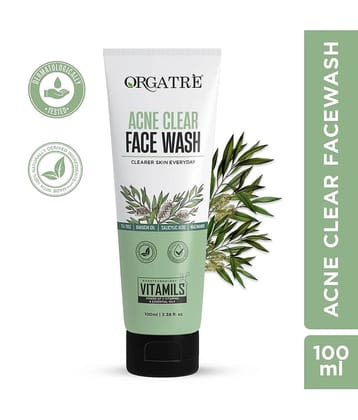 ORGATRE - Acne or Blemishes Removal Face Wash For All Skin Type ( Pack of 1 )