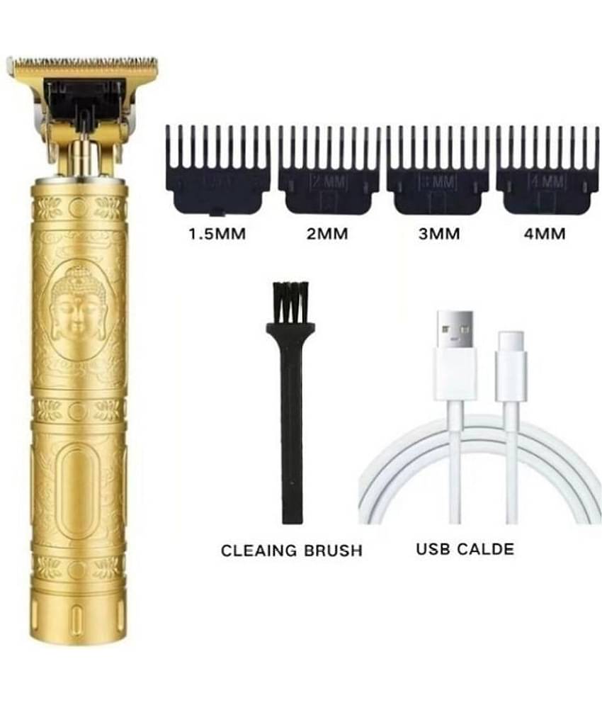 wagari VINTAGE T9 Gold Cordless Beard Trimmer With 120 minutes Runtime