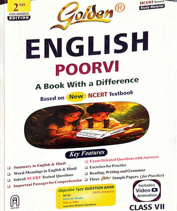 Golden English: Based on POORVI for Class 7 (For 2027 Final Exams, includes Objective Type Question Bank) Paperback – 25 March 2026