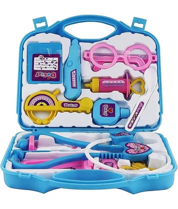 Doctor Pretend Play Set for Kids with Foldable Suitcase, Compact Medical Accessories, Game Toy Kit for Kids