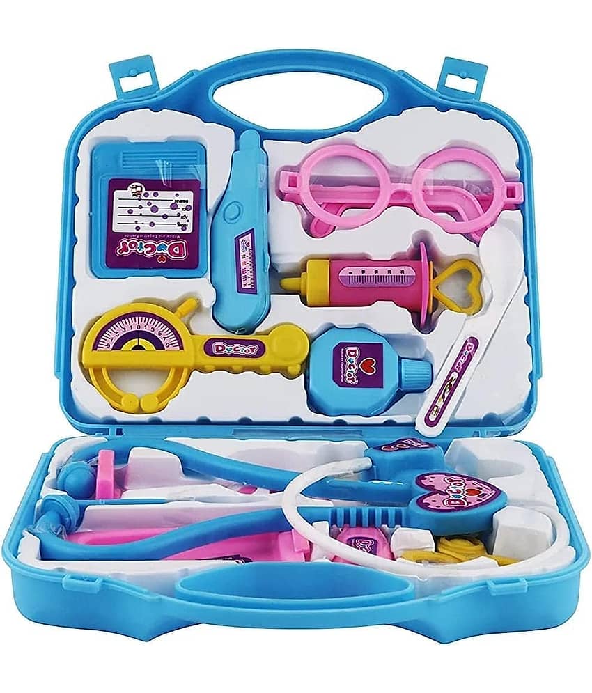 Doctor Pretend Play Set for Kids with Foldable Suitcase, Compact Medical Accessories, Game Toy Kit for Kids