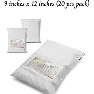 9 x 12 inches Courier Bags with POD  20 Pcs Pack