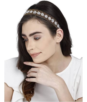 Anekaant Gold Party Hair Band