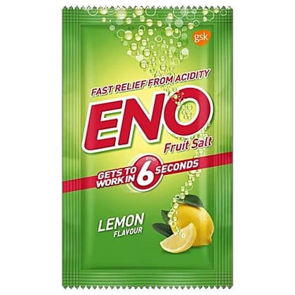 Eno Fruit Salt - Lemon Flavour, 5 g